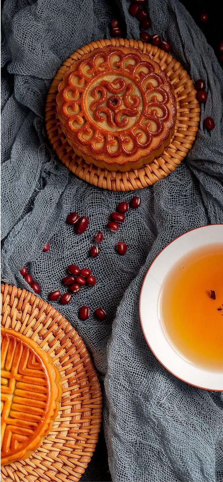 香香甜甜的月饼,中秋月饼壁纸