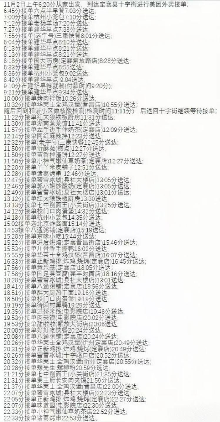 外卖送餐员的一日三餐,外卖小哥平均每天工作16个小时