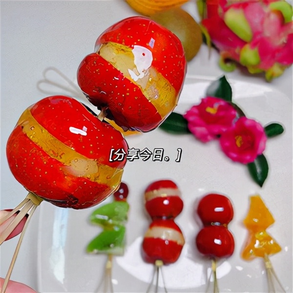mini网红糖葫芦西安,迷你糖葫芦图片大全