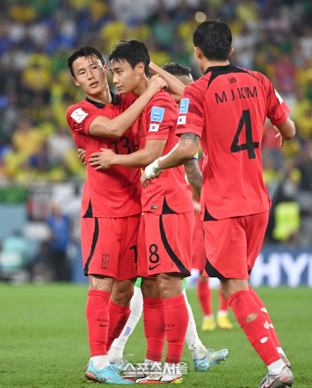 韩国晋级16强球员反应,韩国止步世界杯16强