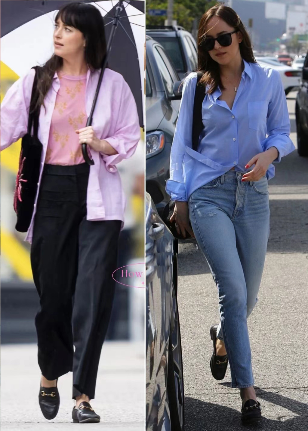 t恤牛仔裤怎么穿出时尚感,t恤和宽松的牛仔裤怎么穿才好看