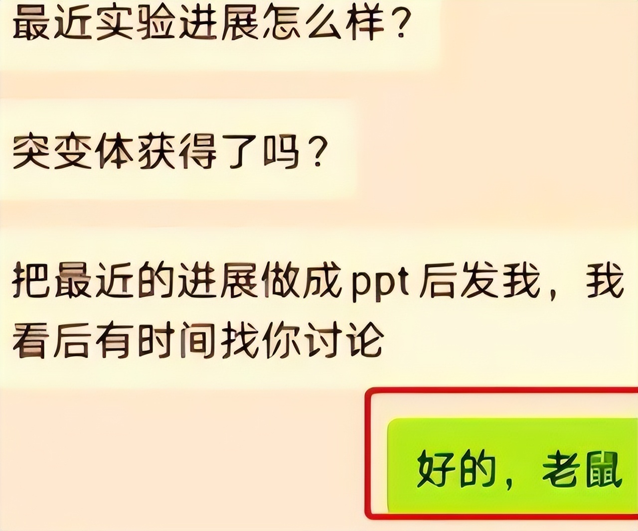 研究生导师和研究生聊天记录,研究生跟导师斗智斗勇的聊天记录