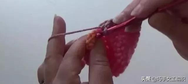 成人毛线长筒袜子的钩织教程,花边镂空蕾丝短袜防滑地板袜