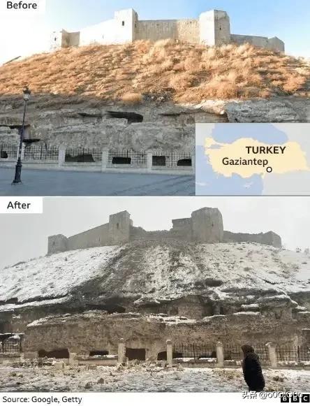 土耳其7.8级地震蓝光现场,土耳其7.8级地震天空视角