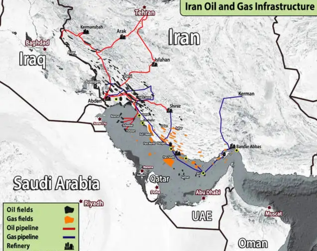 中美石油储备对比图,各国石油储量排名1945年到2021年