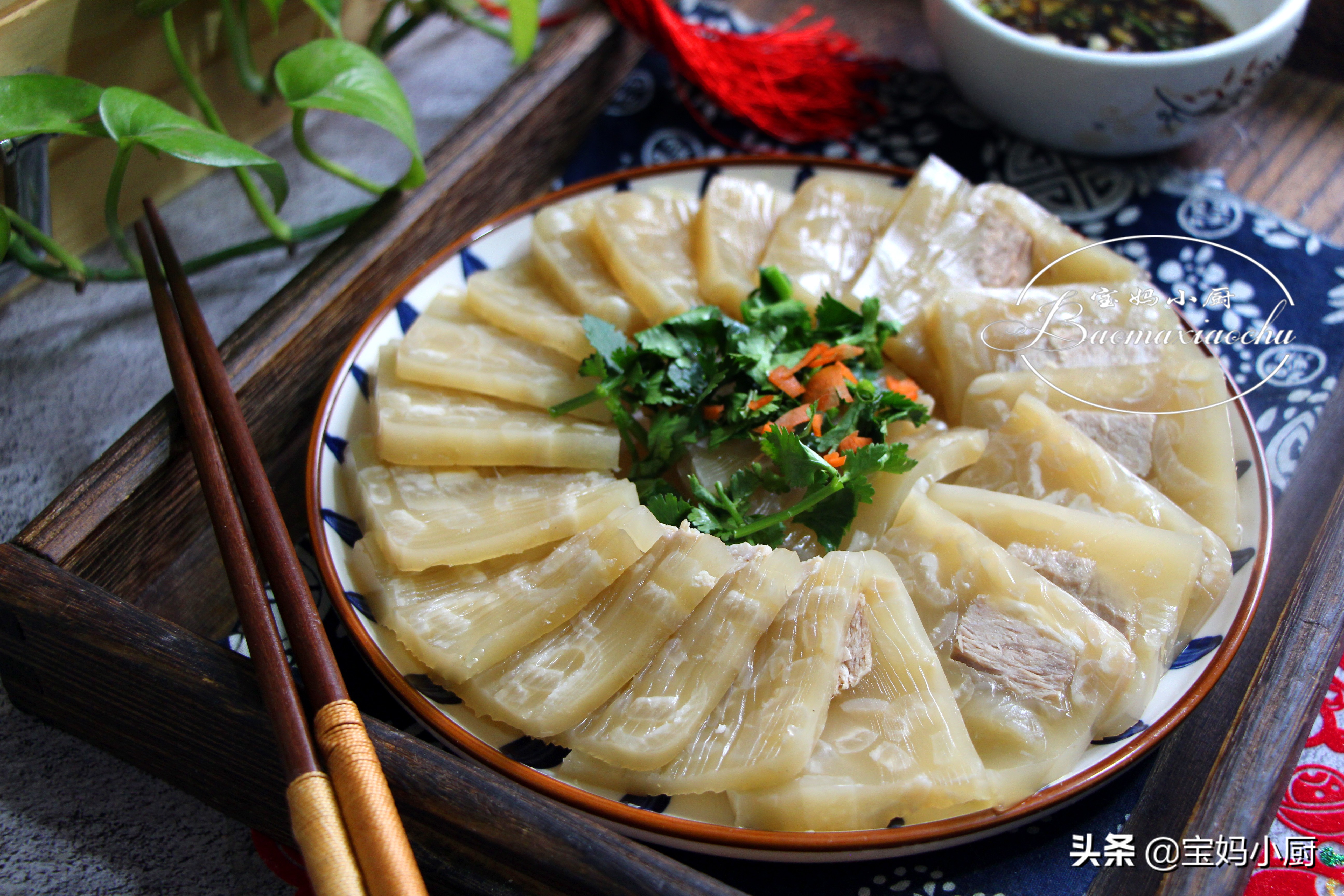 皮冻的绝密配方,老妈30年做皮冻秘诀