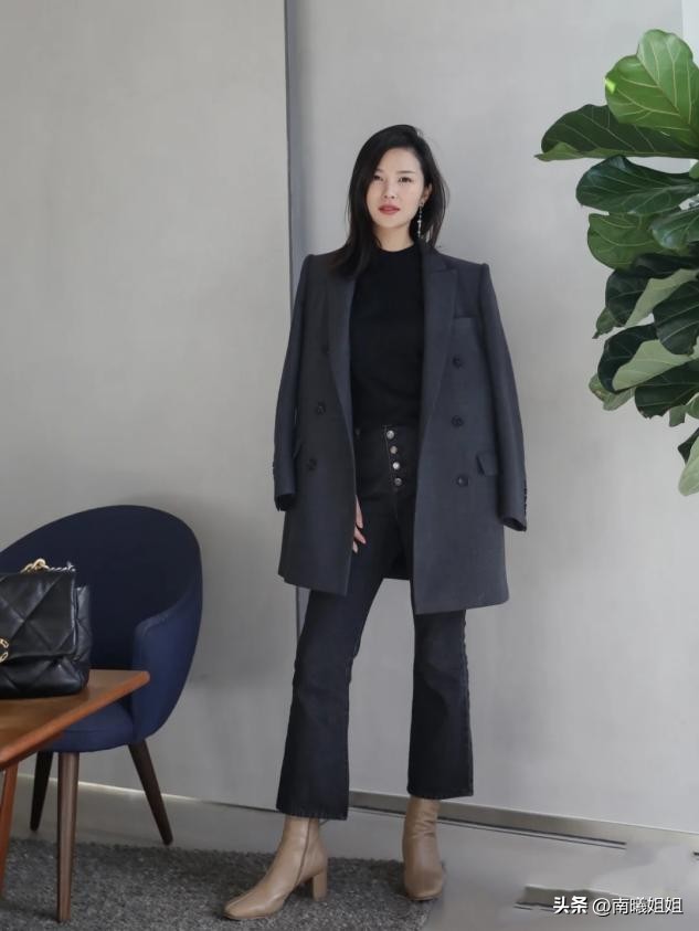 时髦阔腿裤冬,现在流行的阔腿裤秋冬怎么穿