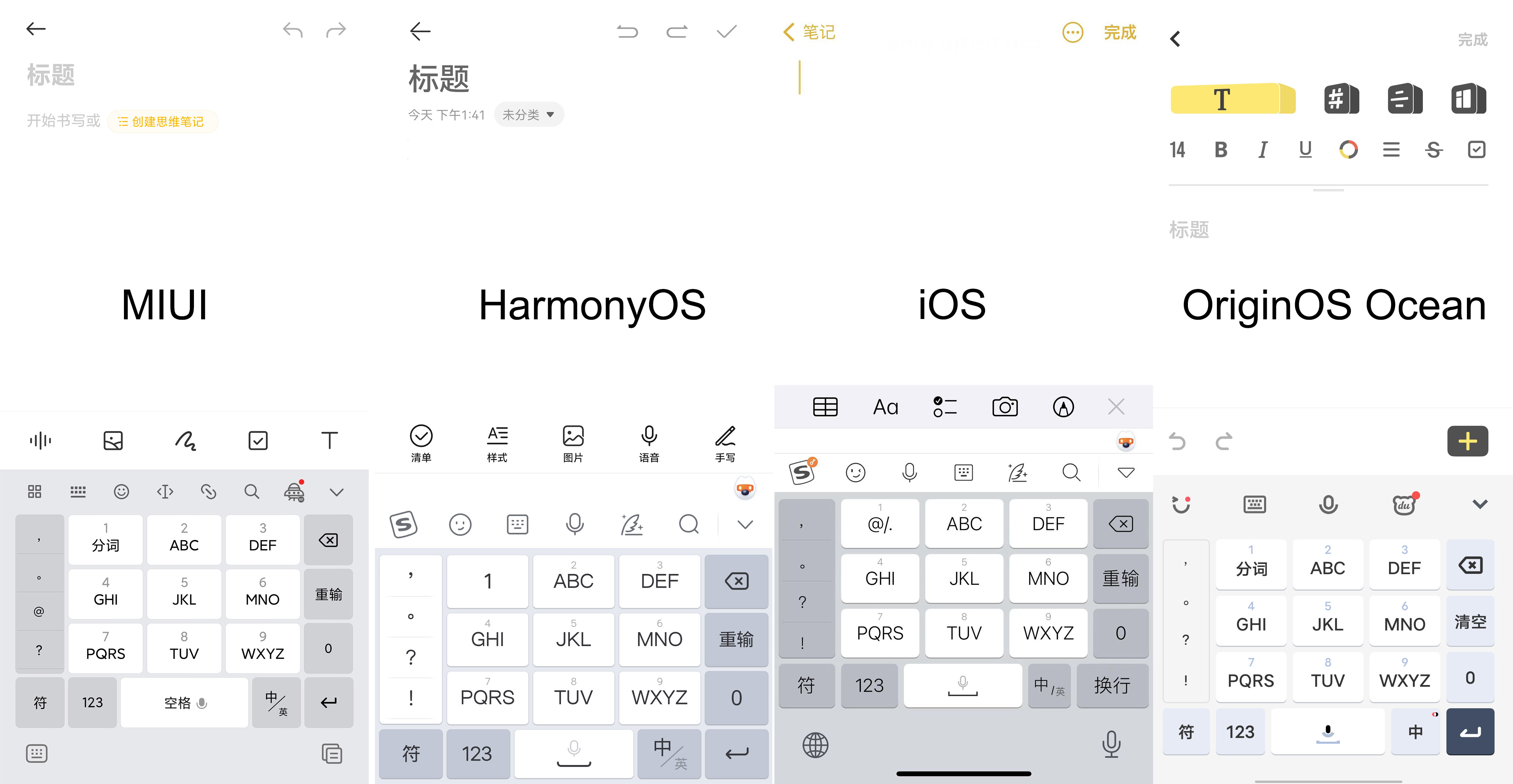 手机原生笔记功能横评：到底什么才是“生产力”？