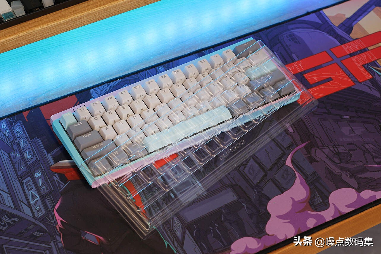 杜伽k330w热插拔机械键盘体验,杜伽k310樱桃黑轴键盘测评