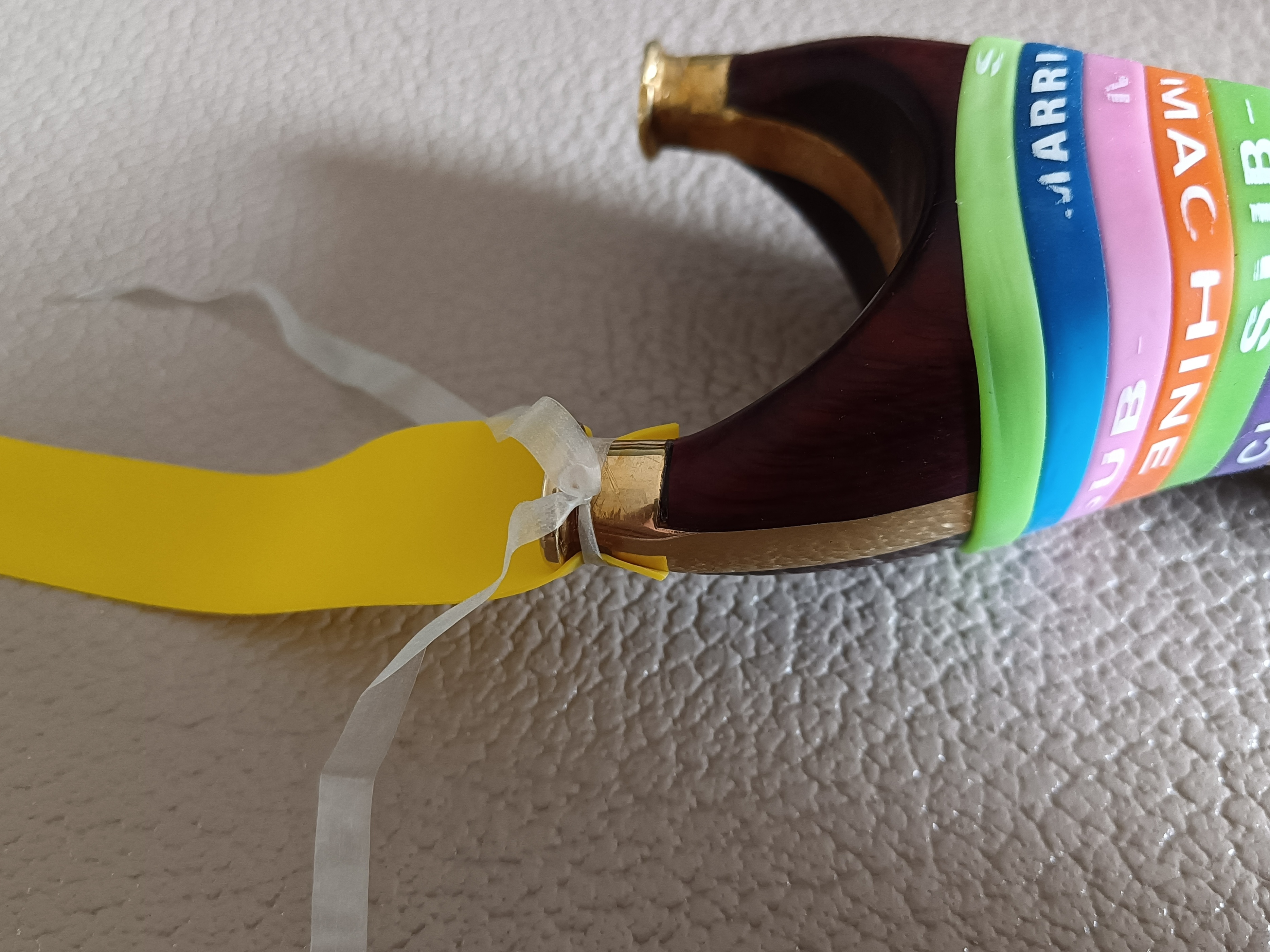 弹弓绑皮筋方头好还是圆头好,圆头快压弹弓伤皮筋怎么处理