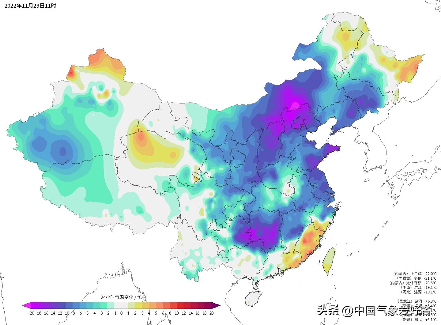 中东部多地现断崖式降温,河南郑州什么时候下雪