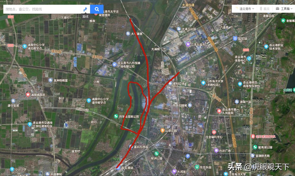 连云港高铁通往盐城,沿海高铁连云港至盐城