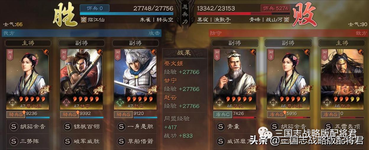 三国志战略版蔡文姬最强阵容pk,三国志战略版姬霸赵战法加点