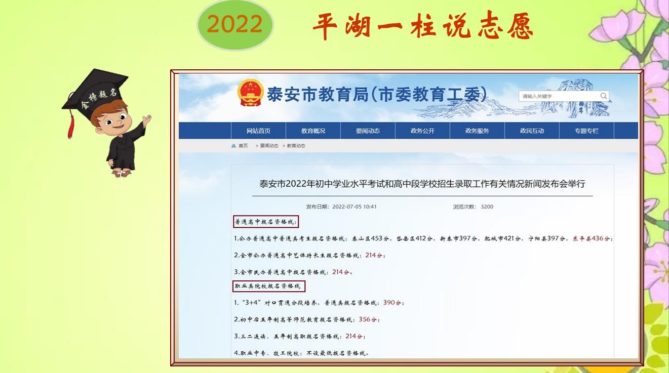 2022东平中考统招录取分数线,2021年东平县普通高中录取分数