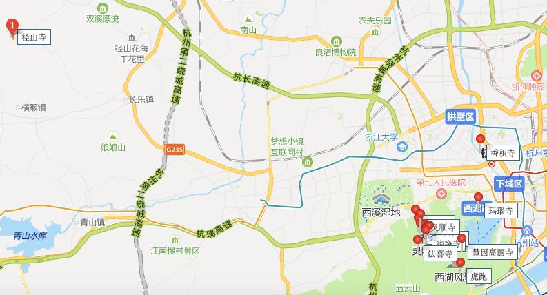 杭州灵隐寺周边有哪些寺庙,杭州最值得去的寺庙除了灵隐寺