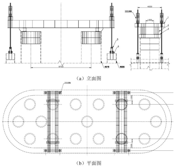 大桥水中施工钢围堰视频,围堰大桥建造全过程