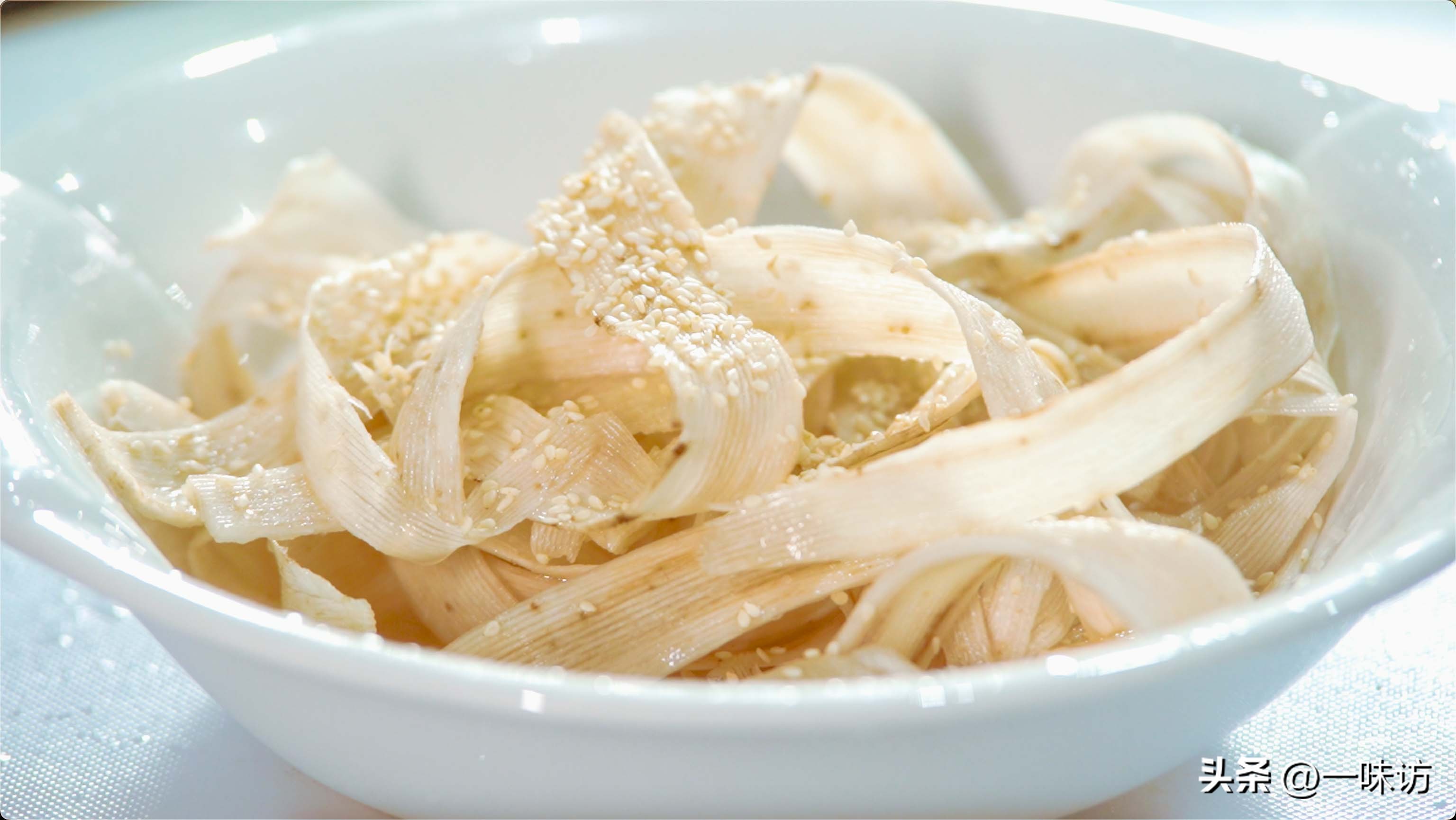 牛蒡切条,香脆牛蒡做法