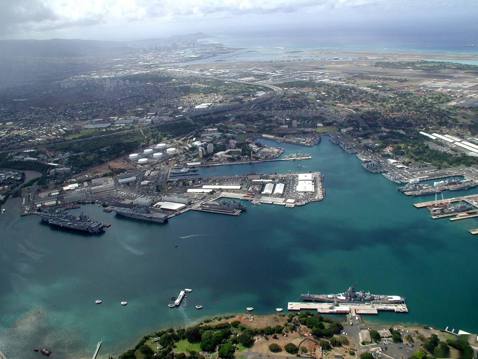 美国关岛地图,美国夏威夷和关岛地图