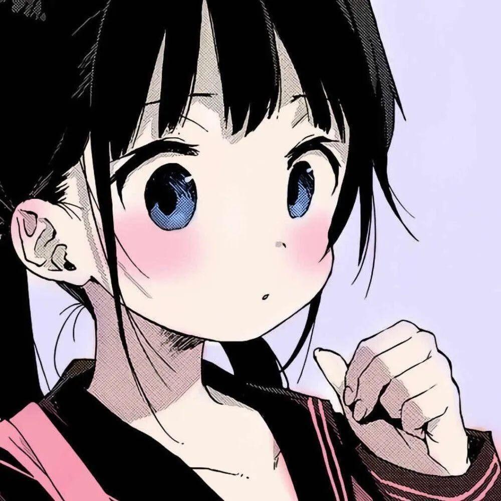 wechat头像女动漫黑白,wechat黑白清冷头像