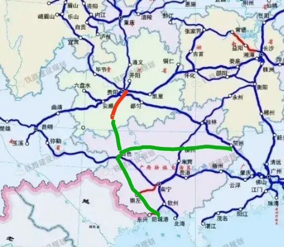 百色十四五规划建设的高铁,百色未来的高铁规划路线