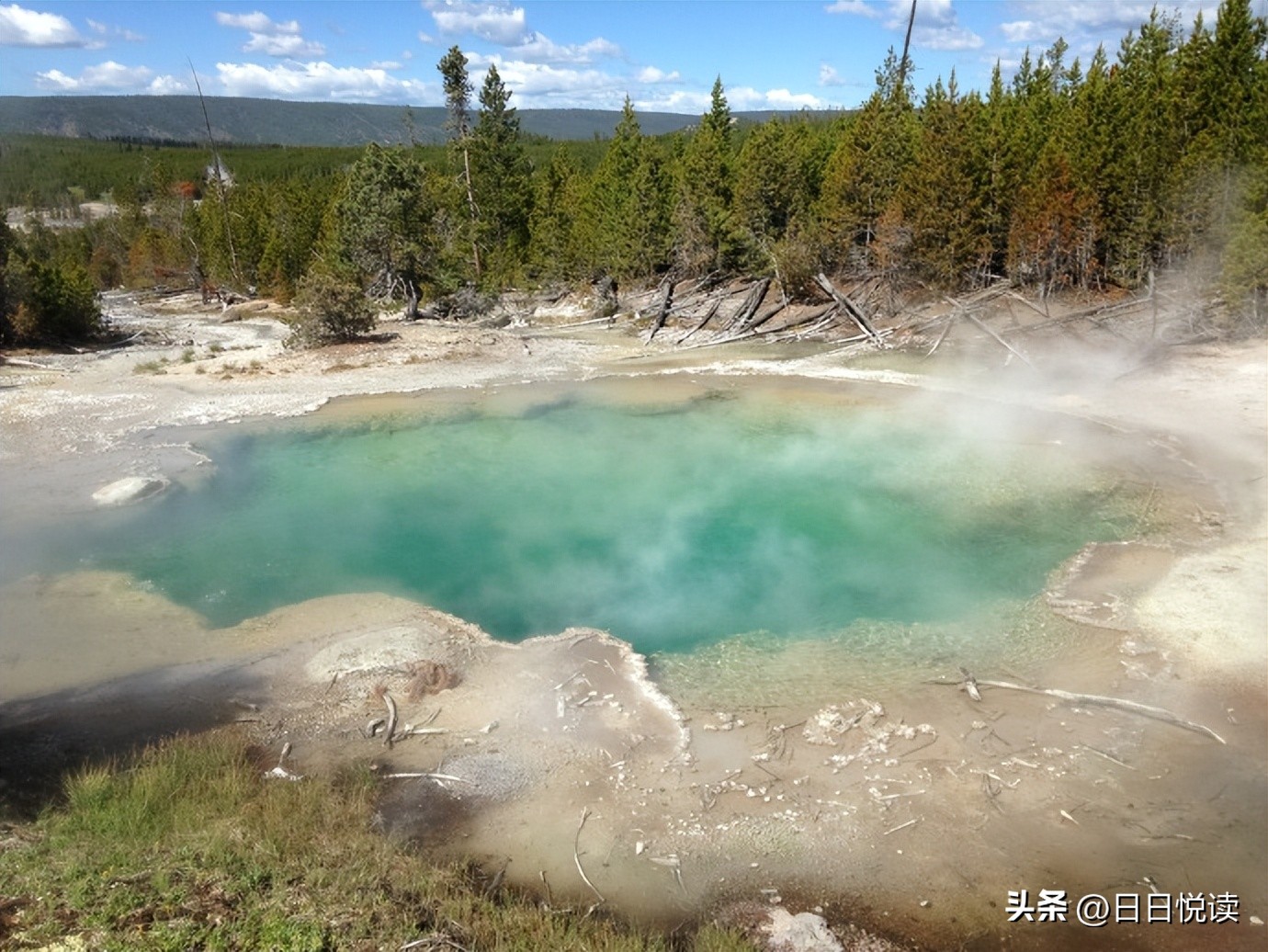 美国黄石国家公园经典风景图片,美国黄石国家公园在地图怎么找