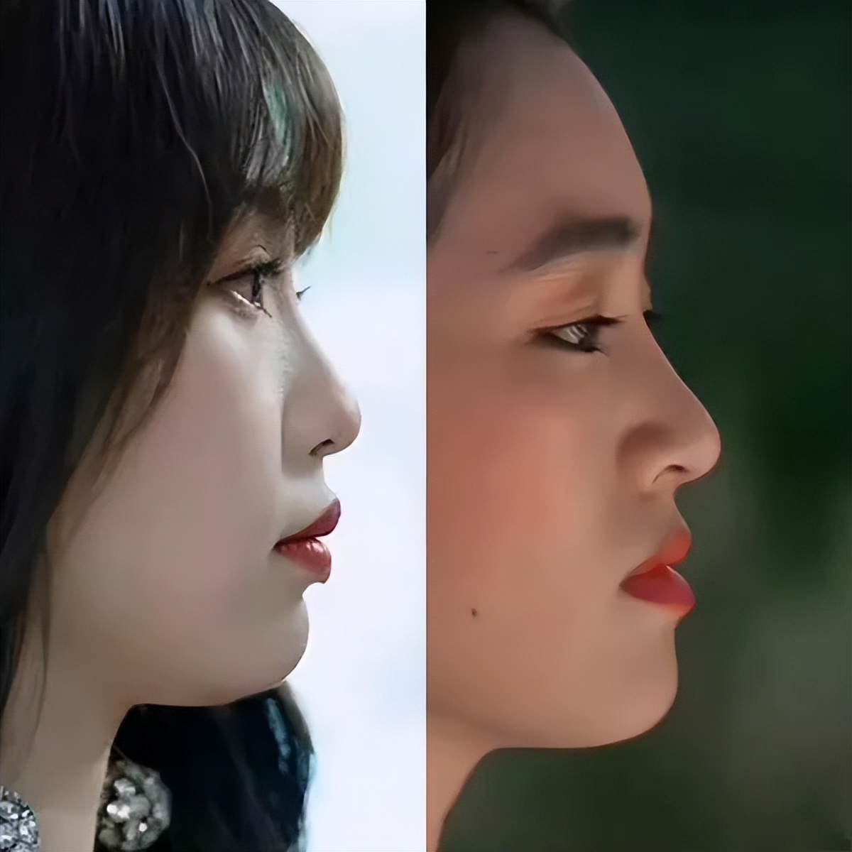 高鼻梁塌却很漂亮的女星,凸嘴短下巴的女人面相