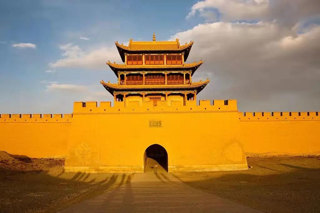 嘉峪关长城复原图,万里长城最西端之嘉峪关