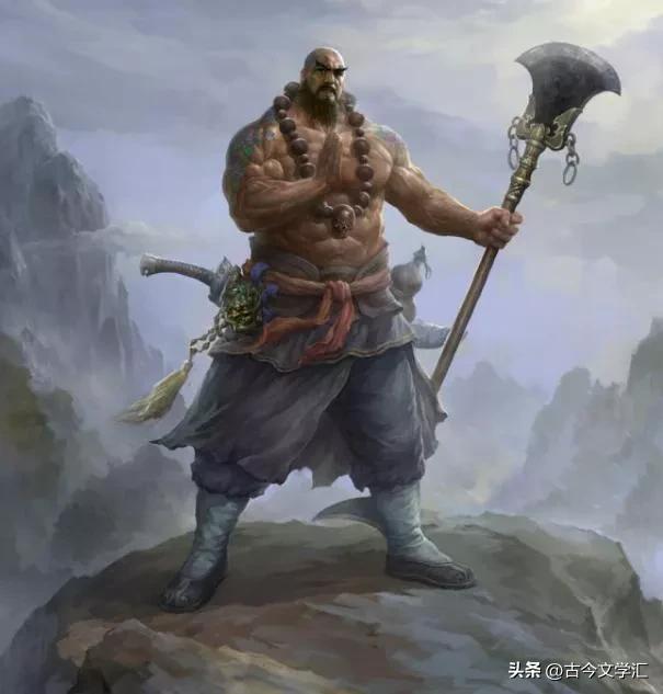 水浒传中花和尚鲁智深看扁了谁,水浒鲁智深花和尚得名原因