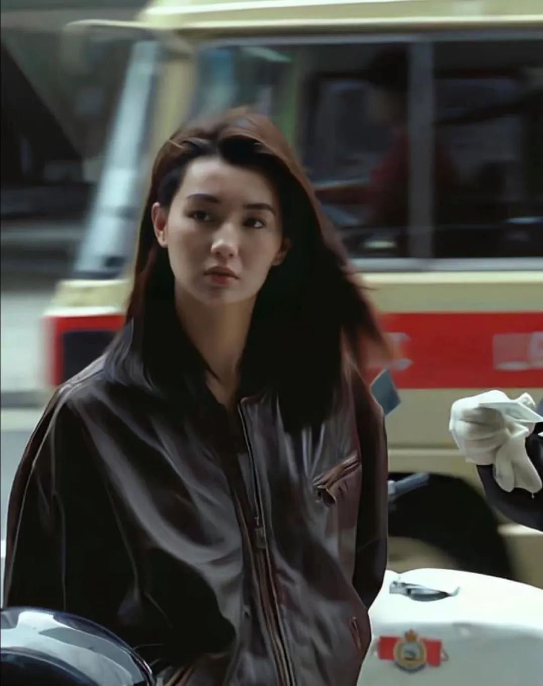 洋气气质皮夹克,皮夹克穿出高级风