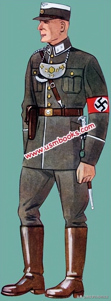 纳粹冲锋队用的什么枪,纳粹德军军衔图解