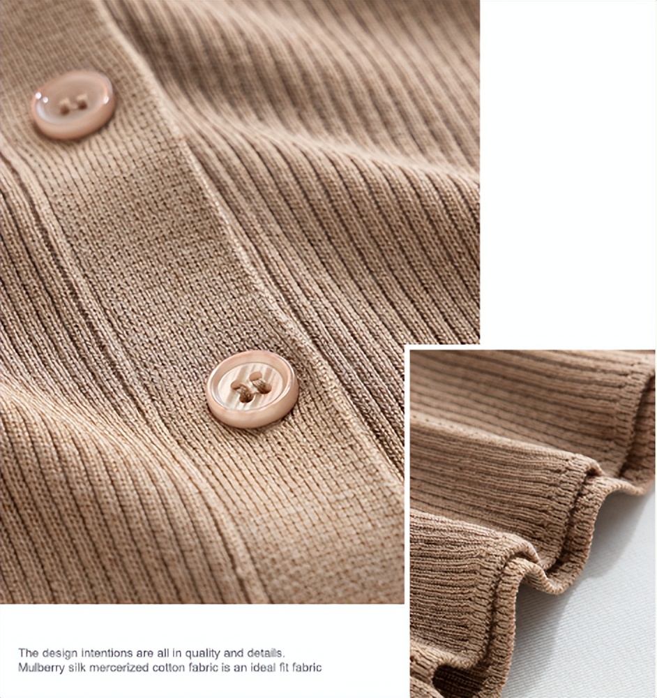 法式polo翻领长袖针织开衫,优雅女人开衫衣服