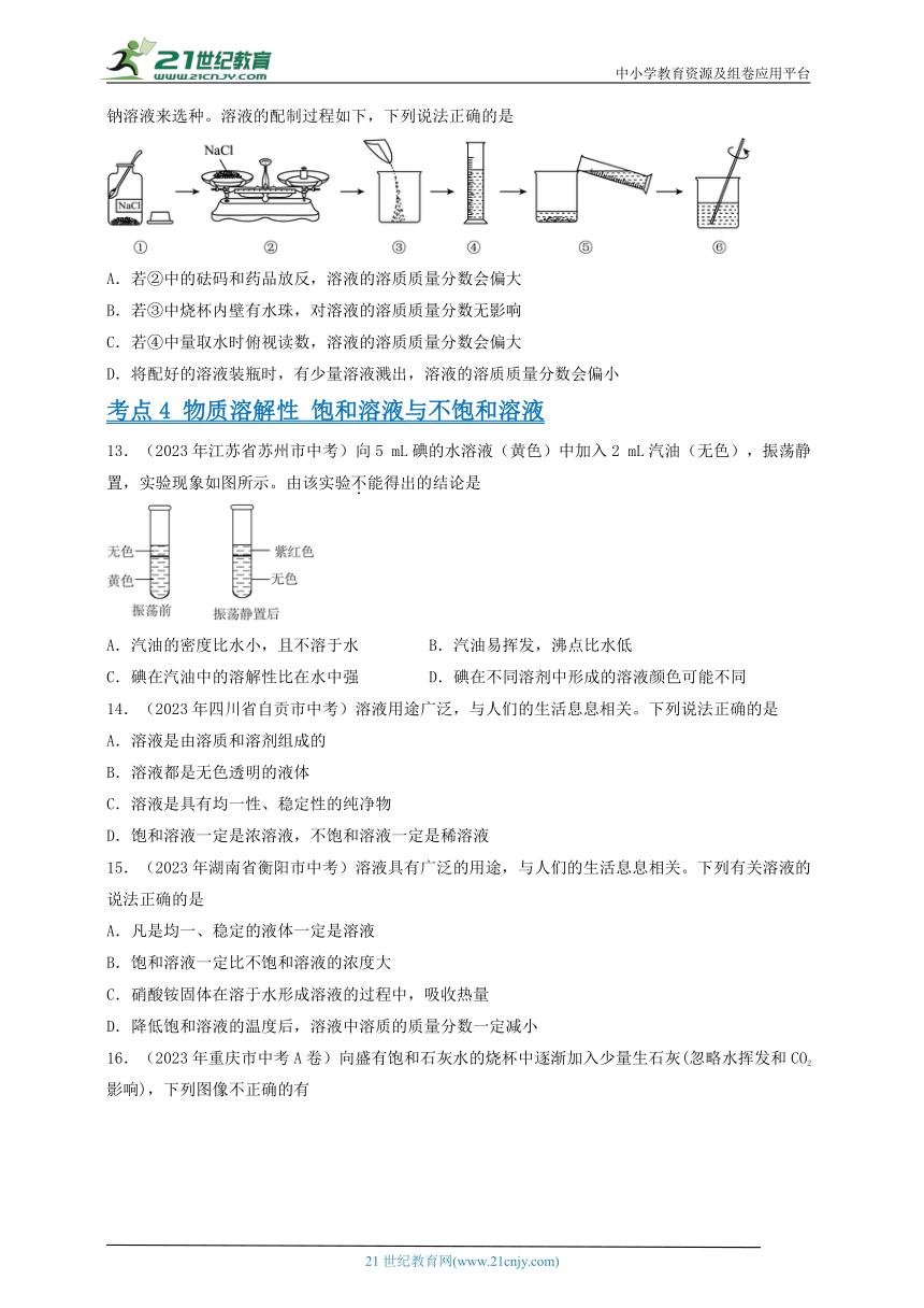 2023下半年化学知识与能力真题,2020年中考化学真题及其答案