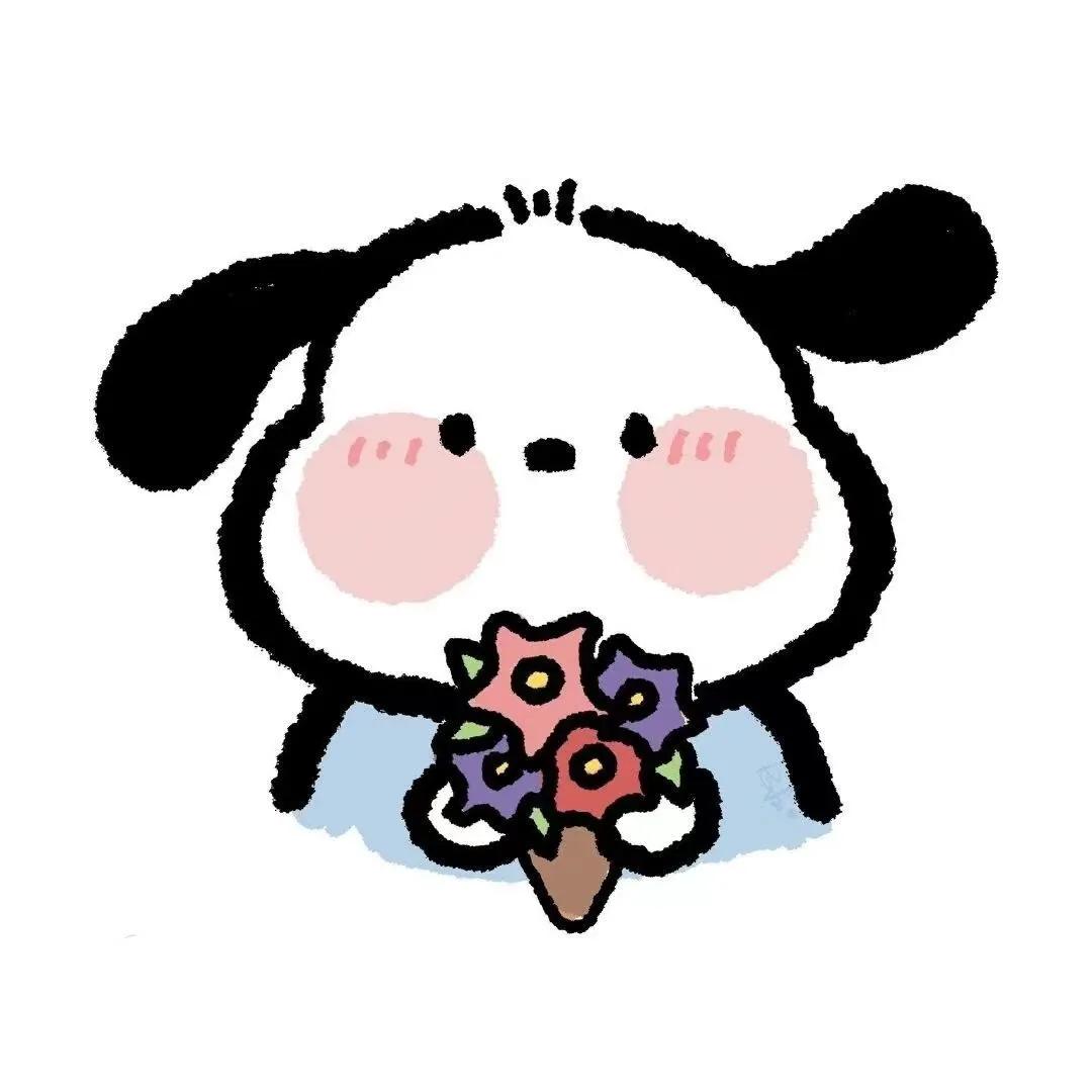 白底卡通头像女生可爱动漫,白底卡通头像手绘