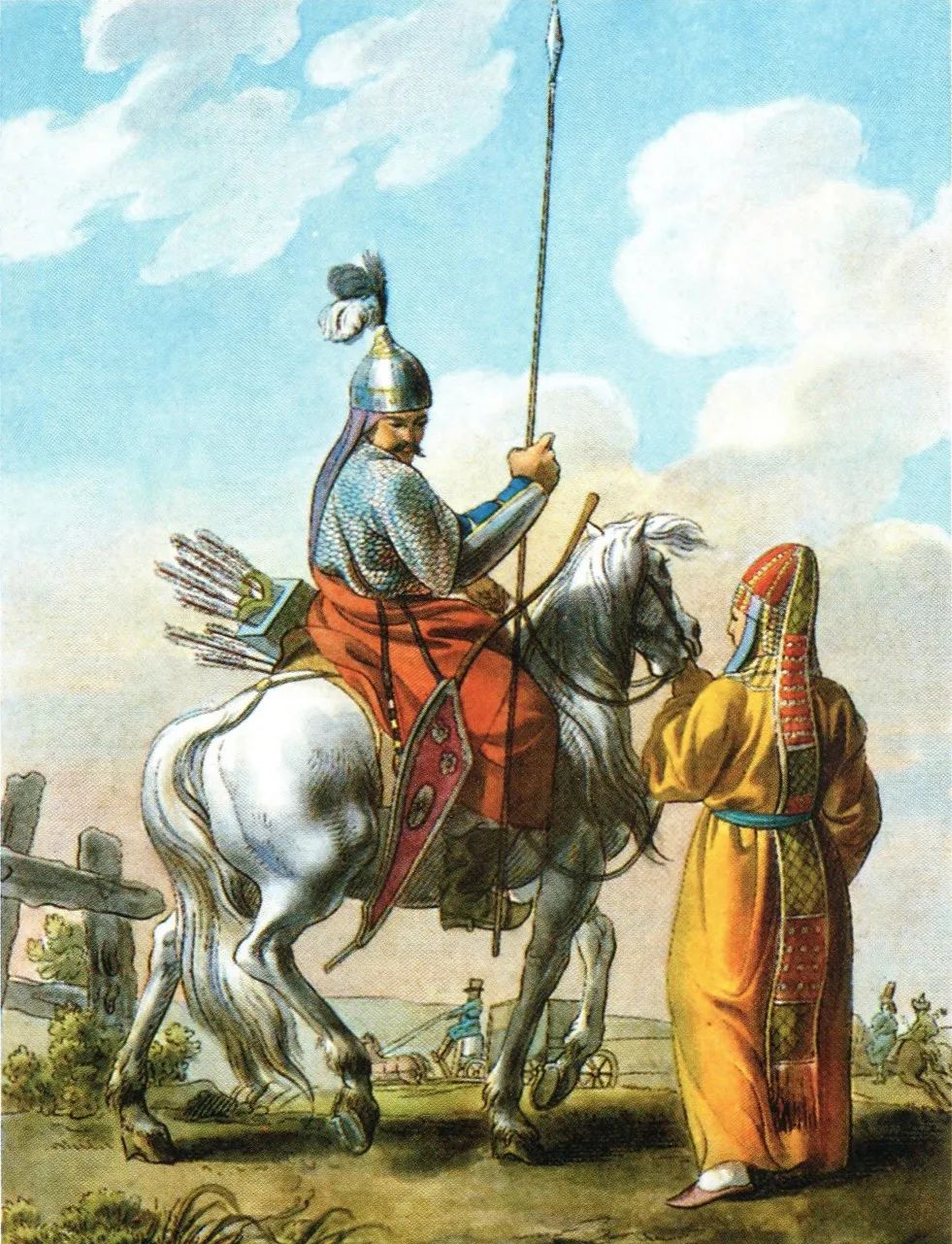 蒙古骑兵和欧洲骑兵战争,蒙古骑兵大战中世纪欧洲场面