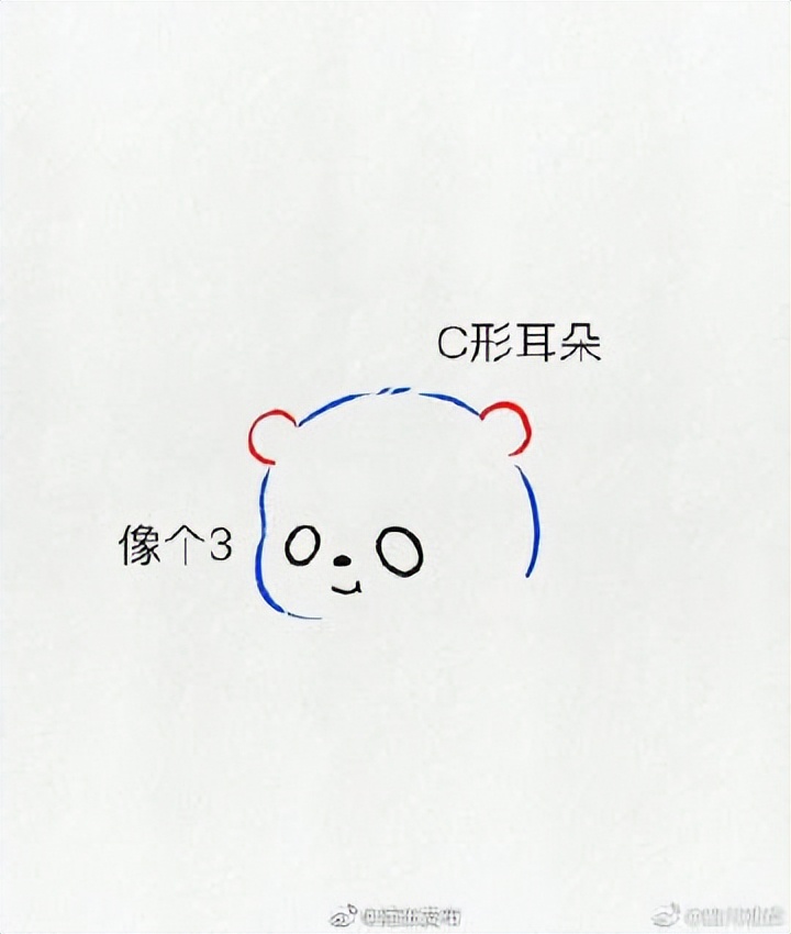 简笔画大熊猫图片大全大图,可爱q版大熊猫怎么画简笔画