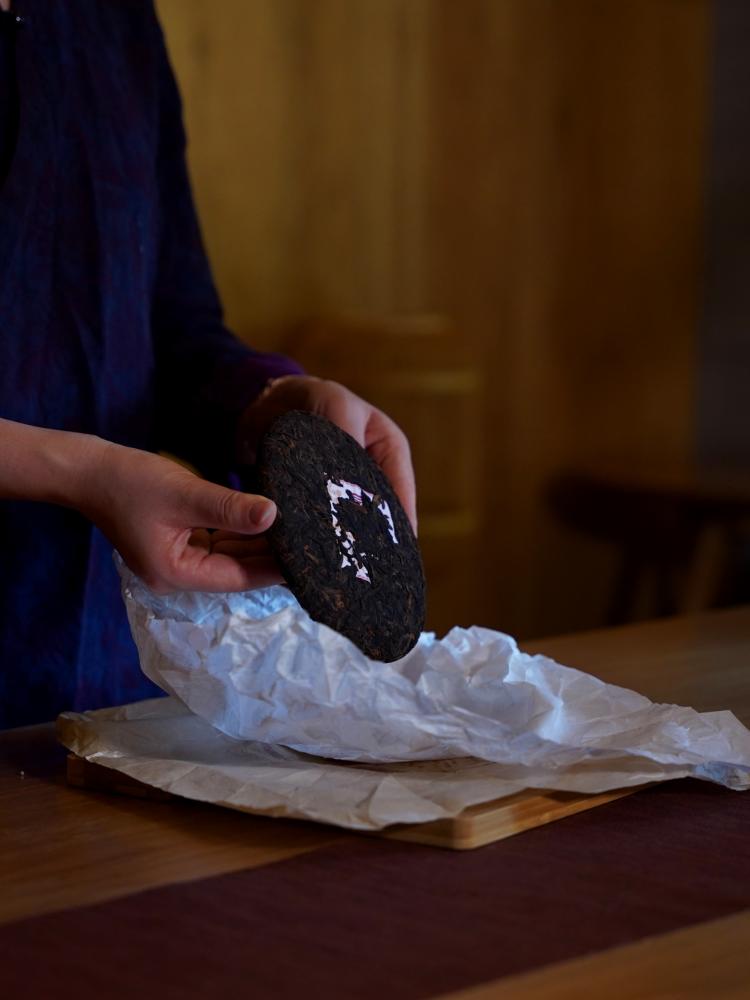 福海2023年易武正山大树茶,易武正山熟茶福海茶厂