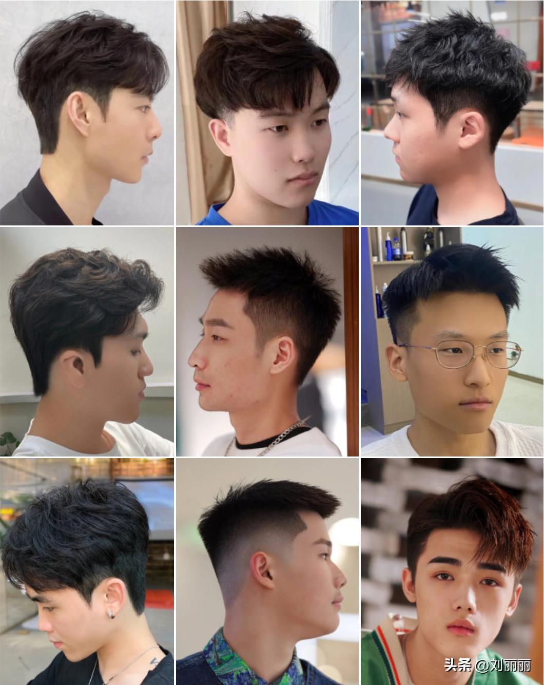 2020年男士中分发型最火发型,男士发型2021流行发型圆脸方脸