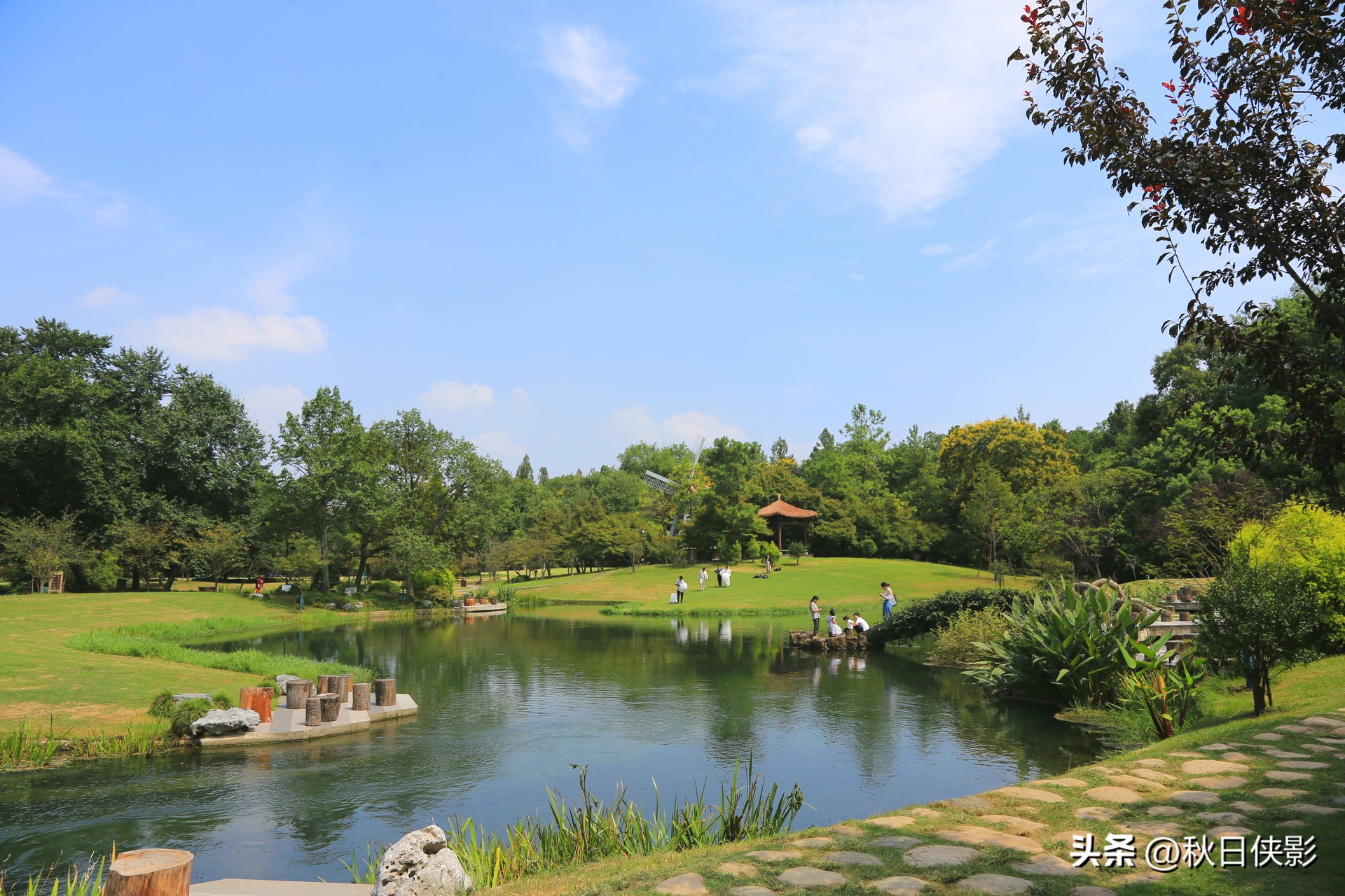 西湖边的免费小众景点,西湖边的公园