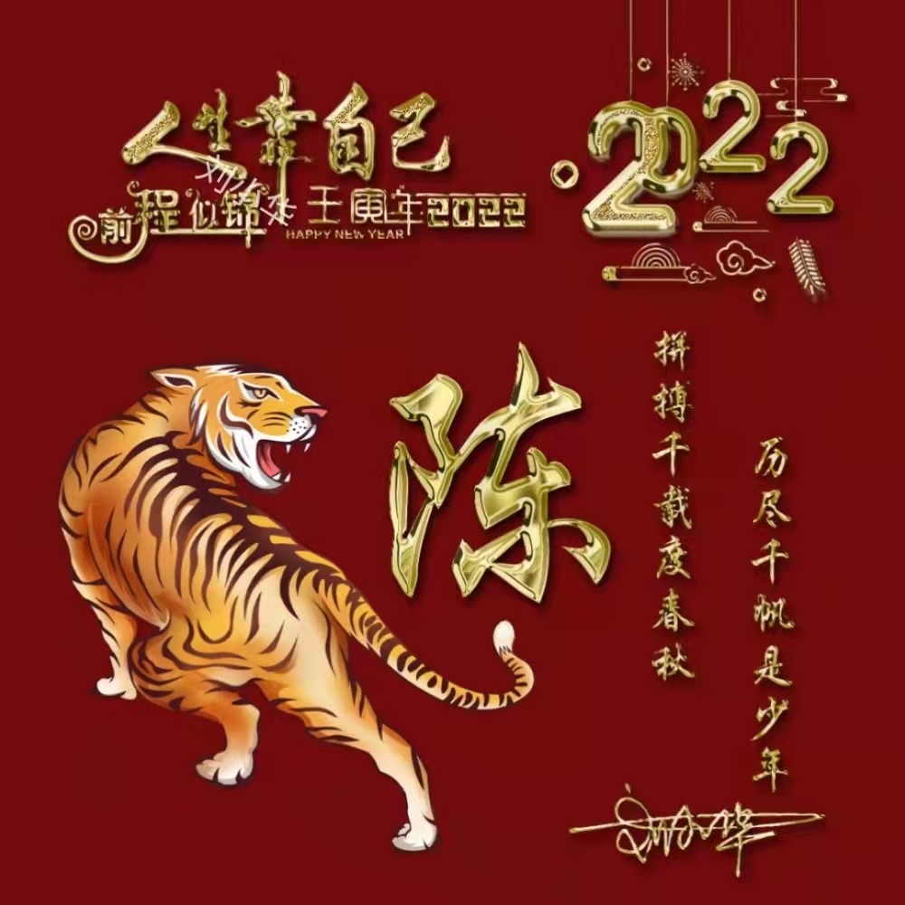 3d大气励志签名版微信姓氏头像,姓氏沉稳大气有格局的微信头像