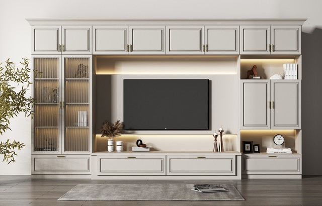 落地电视柜长度300高度做多少合适,电视柜40厘米高度放电视机合适吗