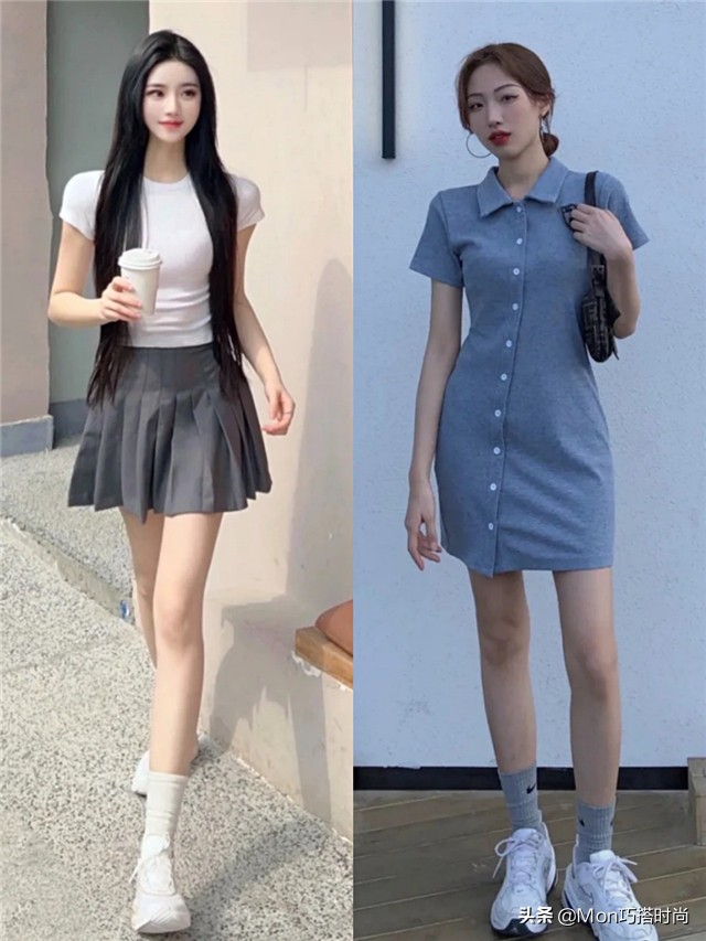 太古里的裙子穿搭,太古里穿裙子的女人
