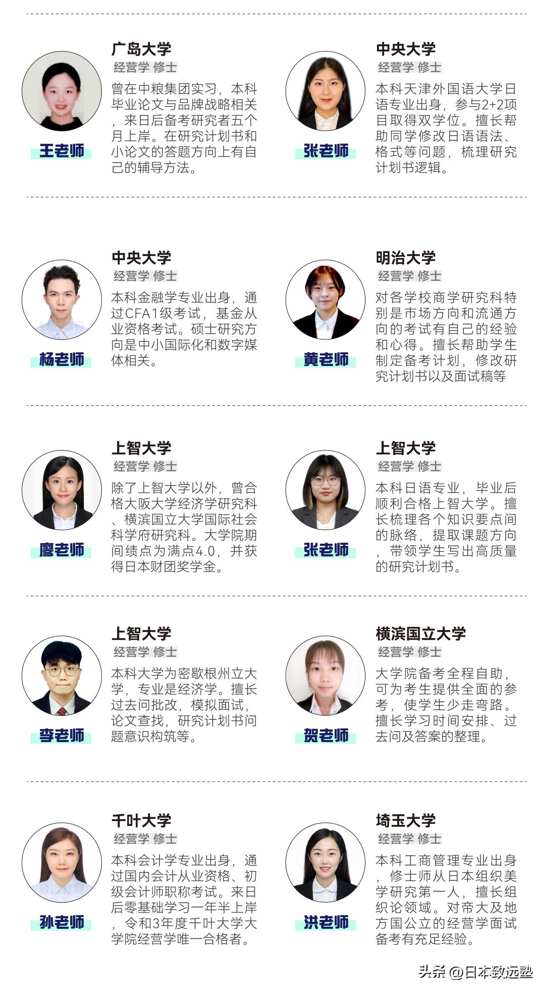 致远「经营学」大学院秋季班7月开课在即，硕博师资带你稳上岸！