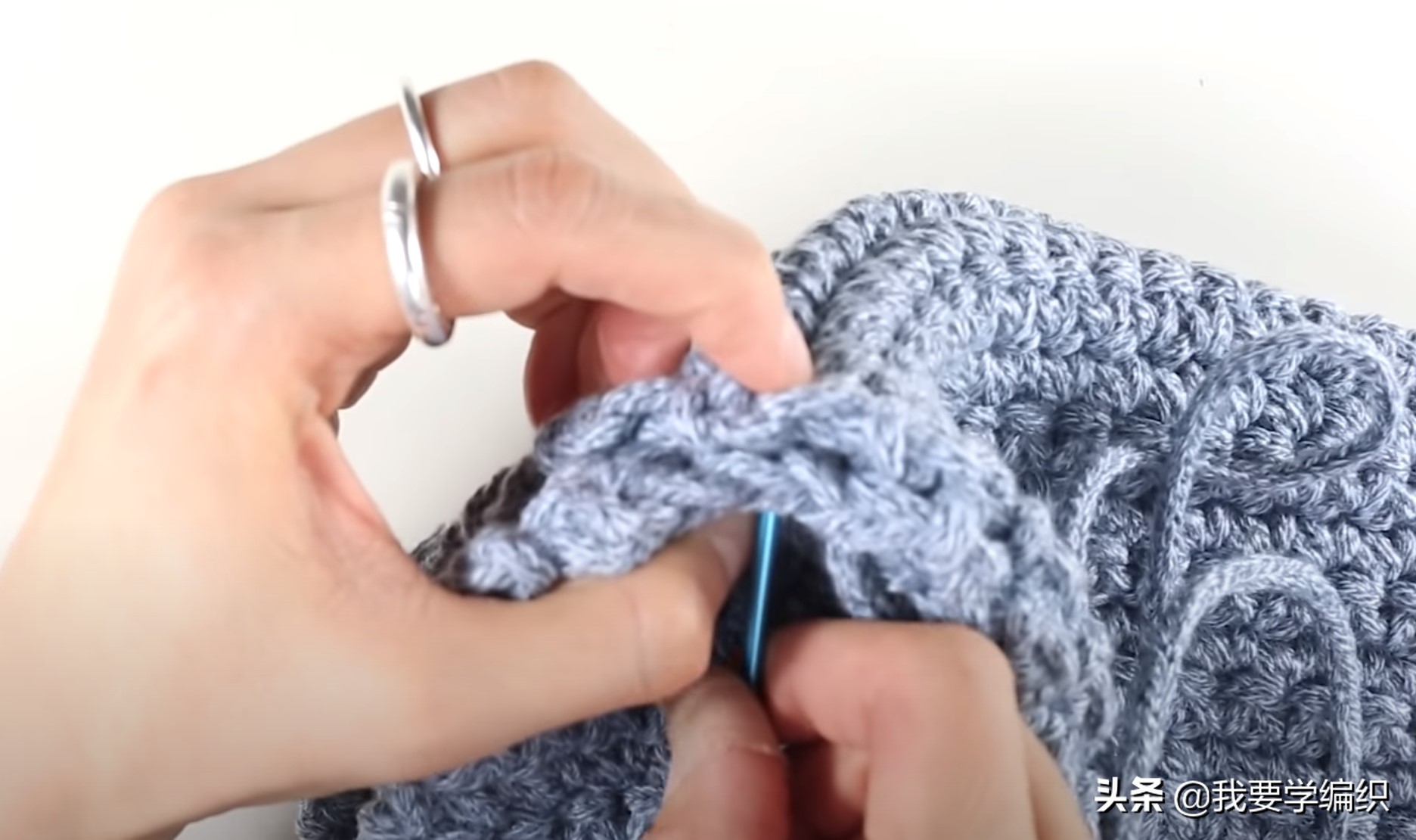 新手入门学钩小包,新手学钩包包视频教程