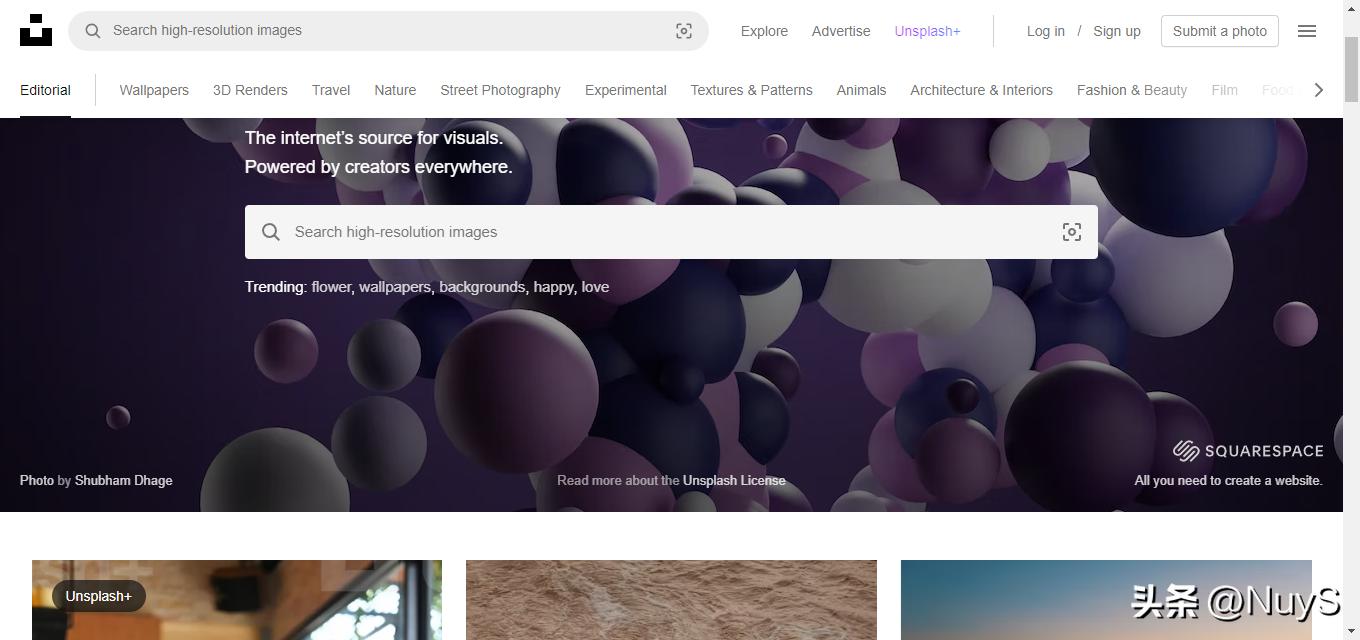 设计师必备几个免费素材网站,小众但高级的设计素材网站