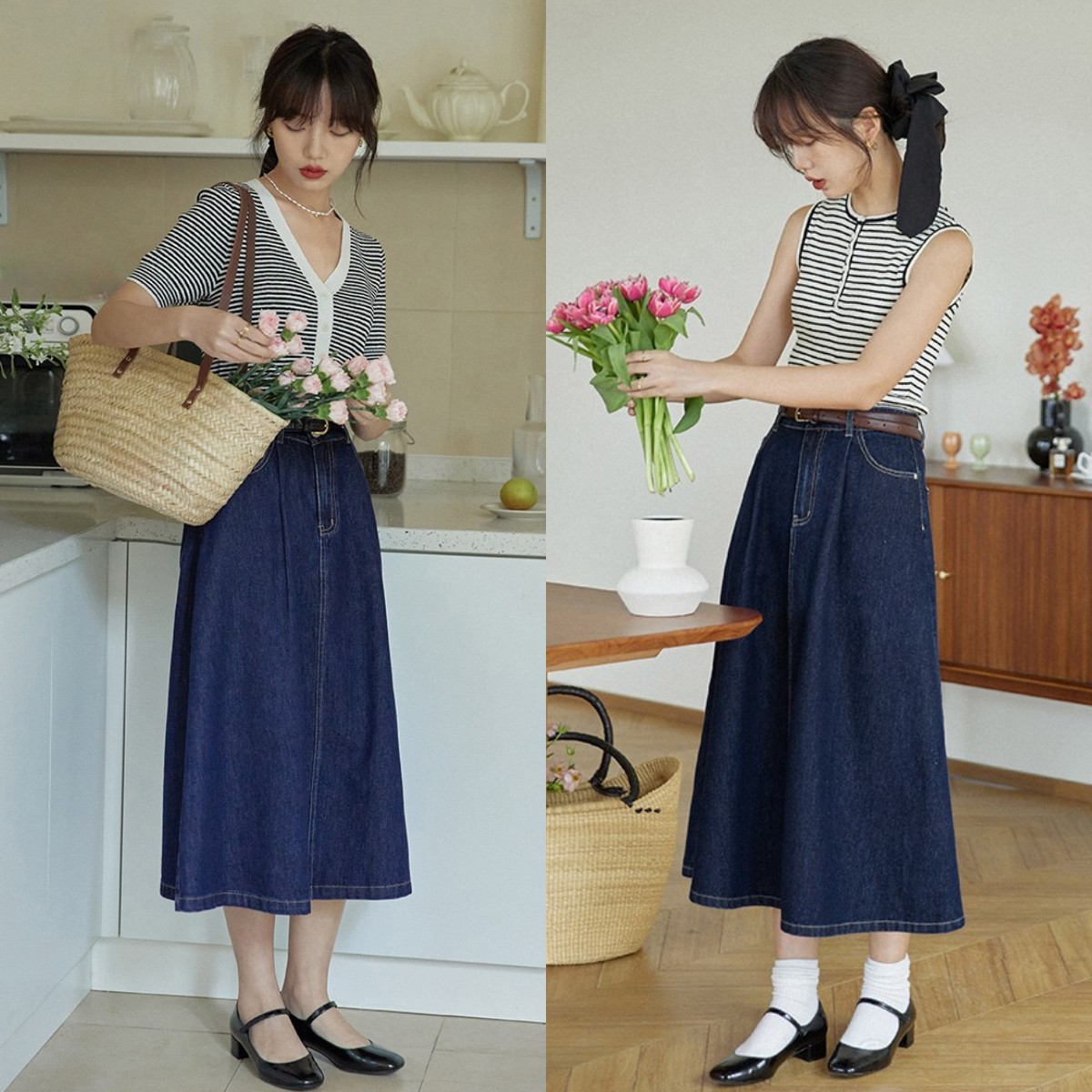 胯大女生怎么选半身裙,胯大的女人穿的裙子