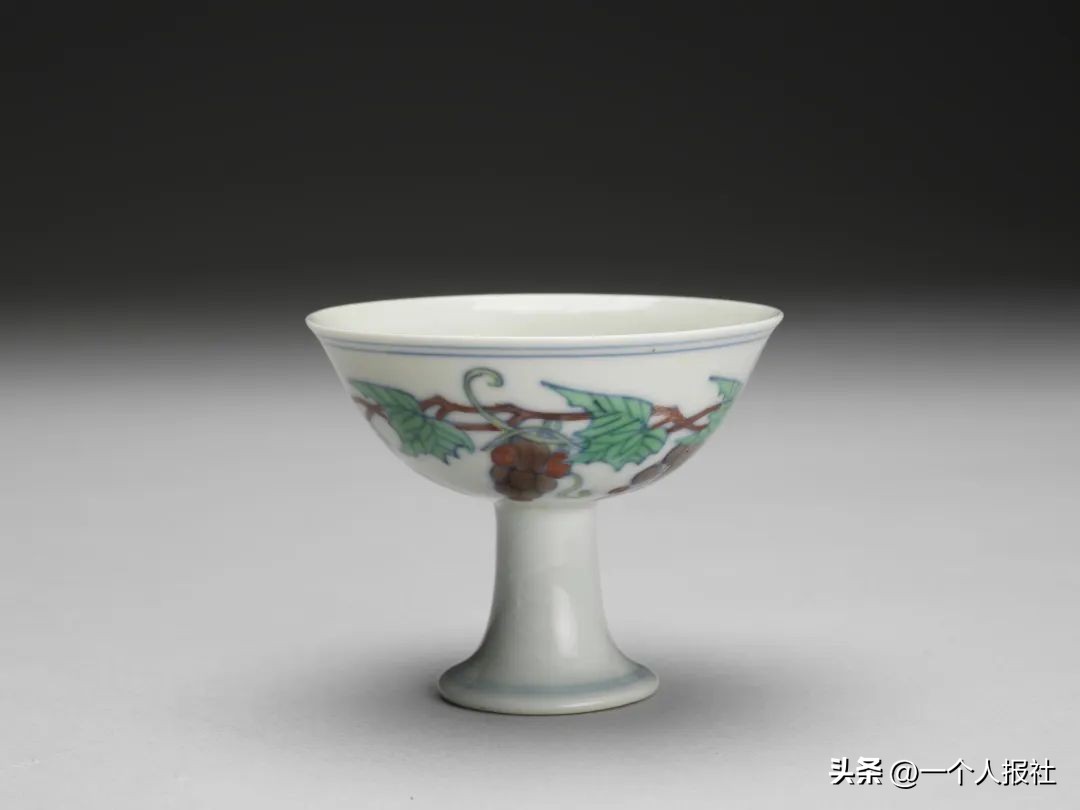 姹紫嫣红瓷器杯子绘画,斗彩瓷有口沿无釉的吗