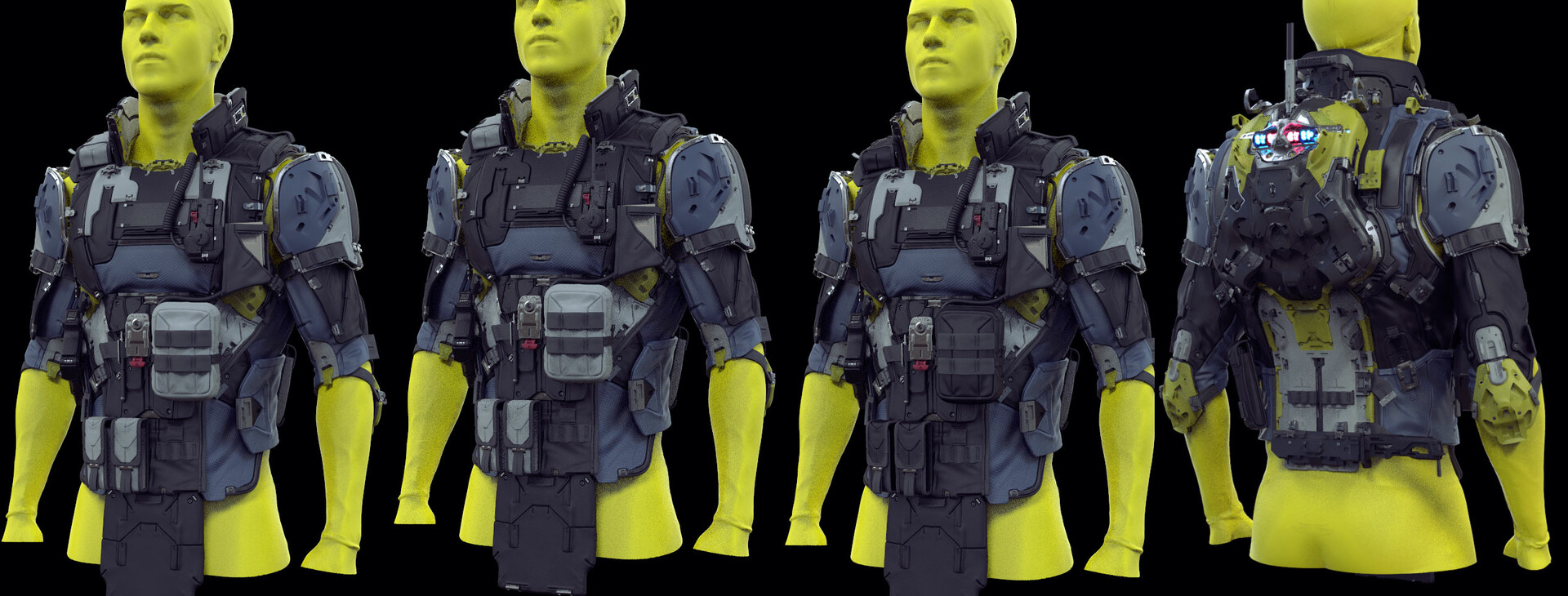 COOL!令人叹为观止的精密机甲穿戴设备｜设计师mikenash作品欣赏