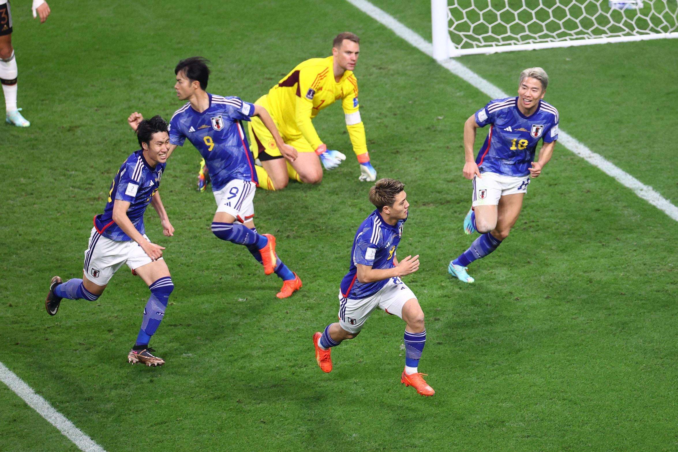 德国1-2不敌日本出线希望,德国1-2遭日本逆转录播