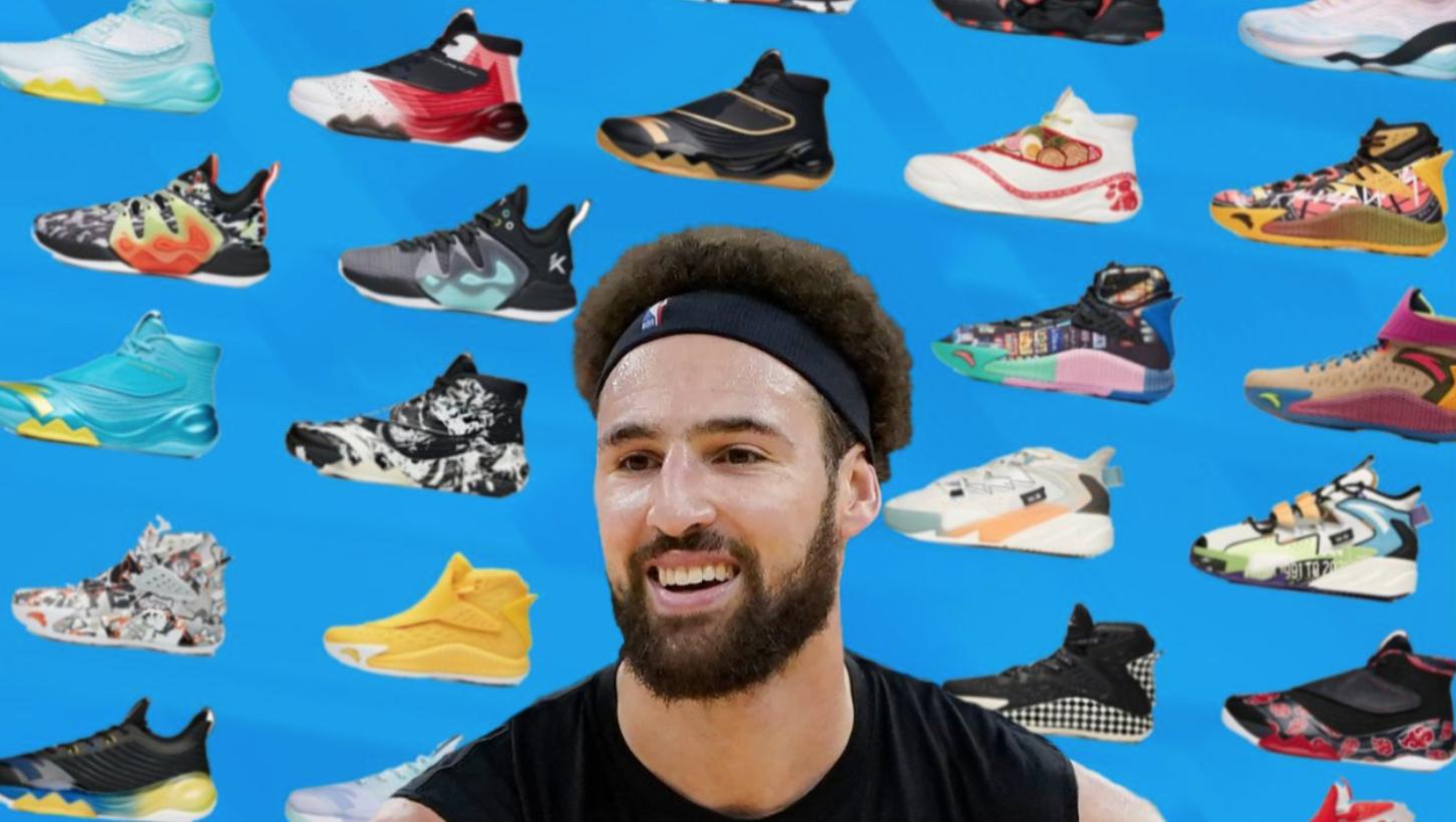 克莱汤普森成安踏最敬业代言人，8000万美元合同不亏，若夺冠赚翻