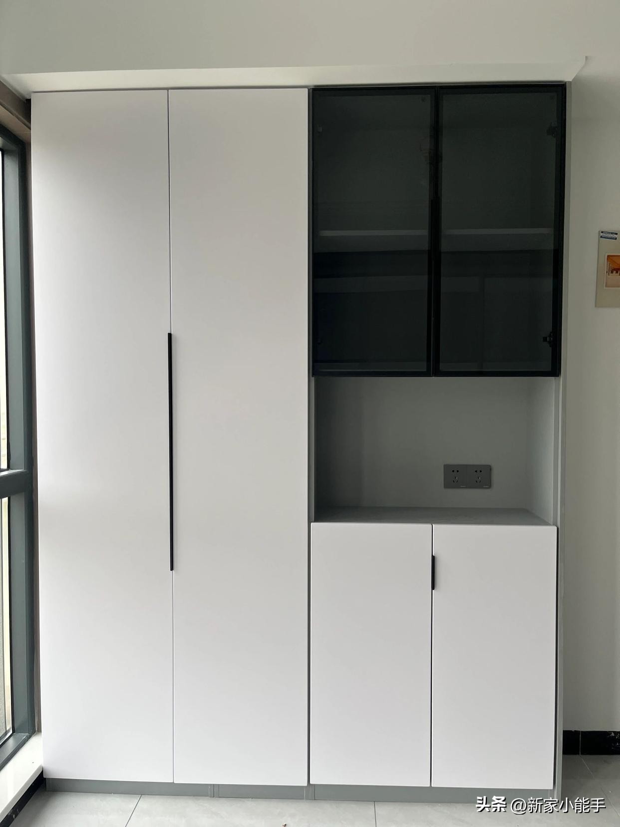 小平米极简装修不做电视墙,全屋装修不做天花效果图